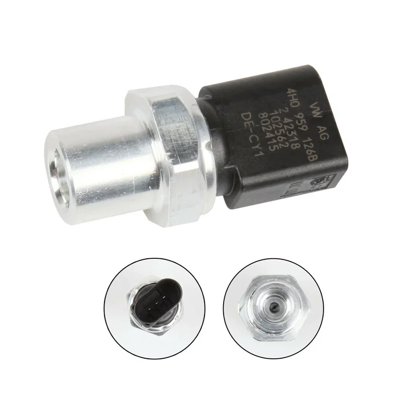 

Pressure Switch Sensor OEM 4H0959126A 4H0959126B A/C Suits for Audi A4 A5 Q5 VW Touareg Genuine