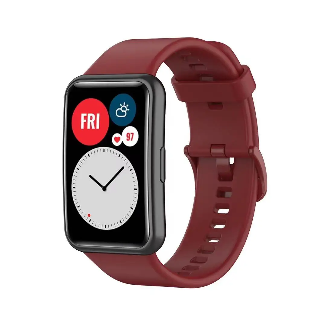Silicone Sports Strap for Smartwatch - Breathable & Comfortable Wristband
