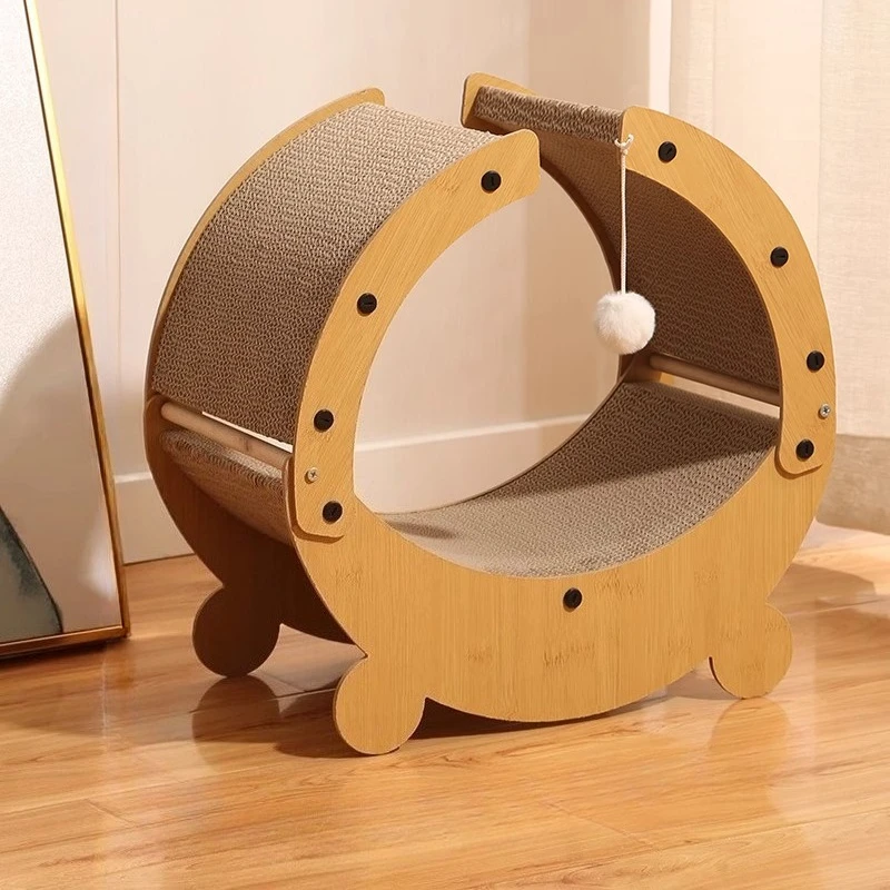 Pet Wooden Furniture Wood Cat House Cat Scratching Cat Climbing Frame Pet Bed For Kitty Pet Supplies
