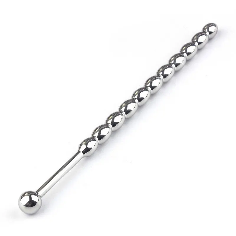 Urethral Dilator Silicone Urethral Dilator Men Male Urethral Sound Stainless Steel Urethral Sounding Stretcher Beads Plug