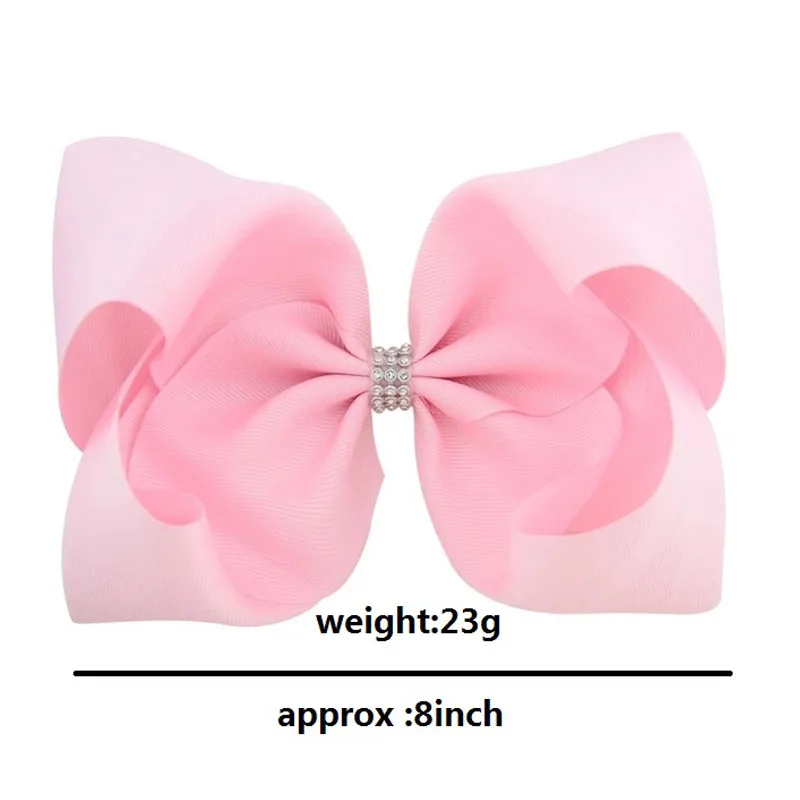 Wholesale 20Pcs 24 colors 8 Inches Huge Bows for Girls Big 8