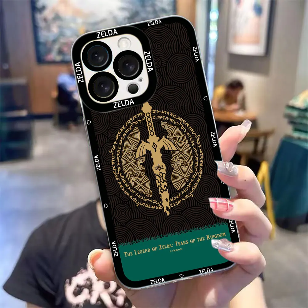 Clear Phone Case with Game-Inspired Design - L-Legend Theme