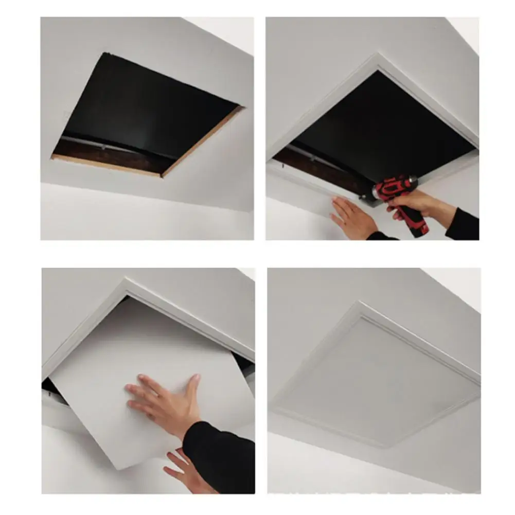 Inspection Port White Access Panel Door Plastic Removable Opening Flap Cover Plate ABS Access Hatch Cover Doors Wall Ceiling access panel