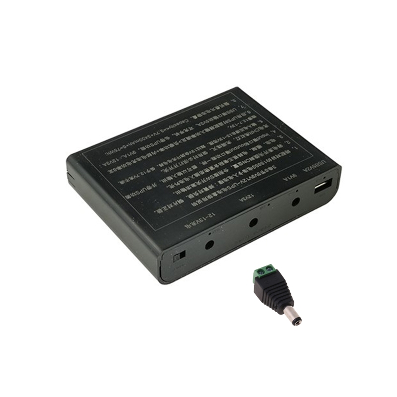 USB for DC 12V Output 6x 18650 Batteries UPS DIY Box for Cellphone WiFi Router LED Light Security Cam