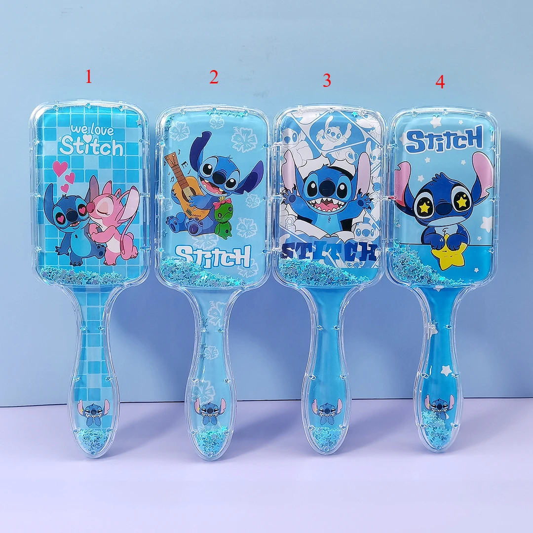 Hairdressing Comb Massage Comb KT Sanrio Disney Square Long Handle Flowing Sand Pacha Dog