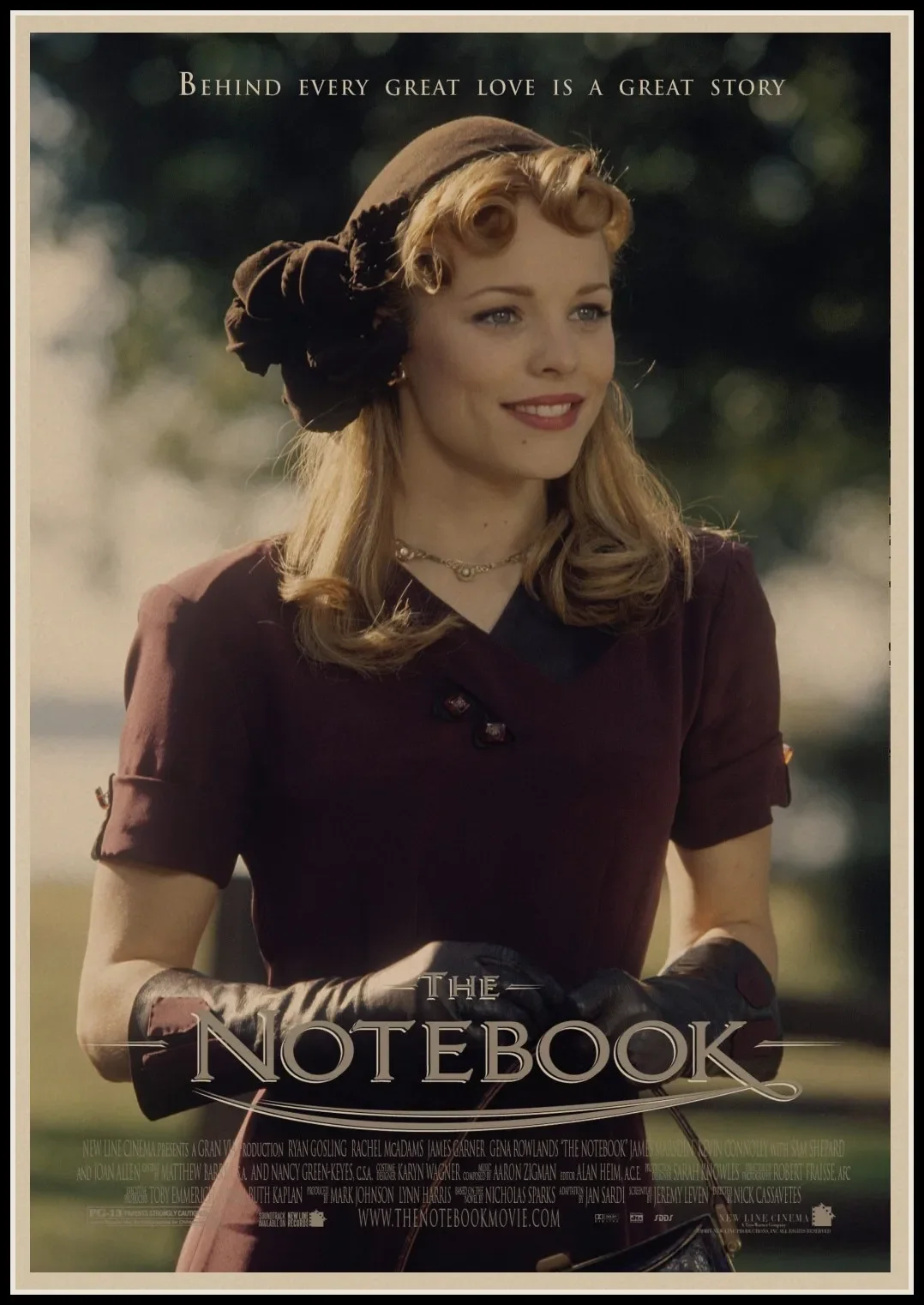 The Notebook Retro Poster Vintage Poster Wall Decor for Home Bar Cafe Personalised Room Decoration