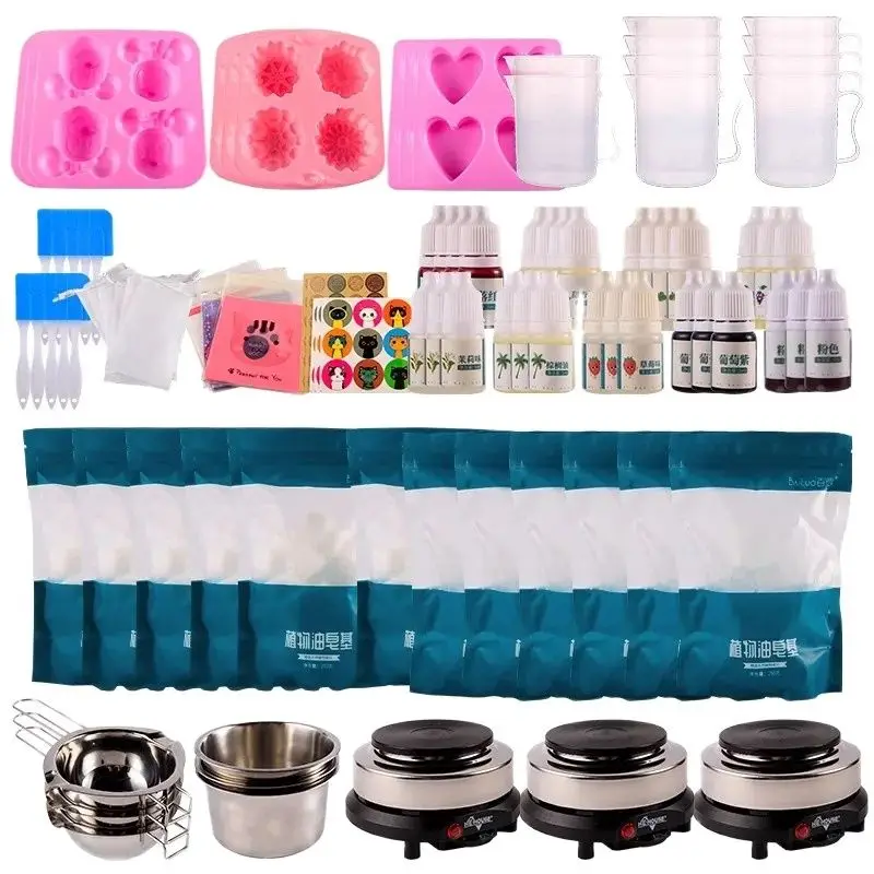 Y 3000g team set self-made breast milk soap mold DIY production tool Plant soap base raw material complete set