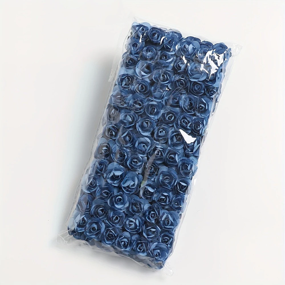 144 Stück künstliche Rosen aus Papier, Blumenstrauß für Valentinstagsgeschenke, Zubehör, Partyzubehör, Hochzeitsdekoration, Heimdekoration – Detail 14