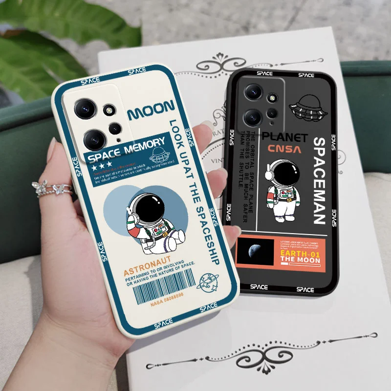 Global Astronauts Liquid Silicone Phone Case Cover