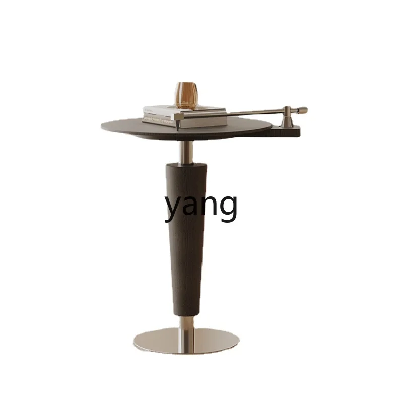 

Yjq Designer Record Side Table Retro Small Apartment Living Room Sofa Balcony Bedroom Stainless Steel Small Table
