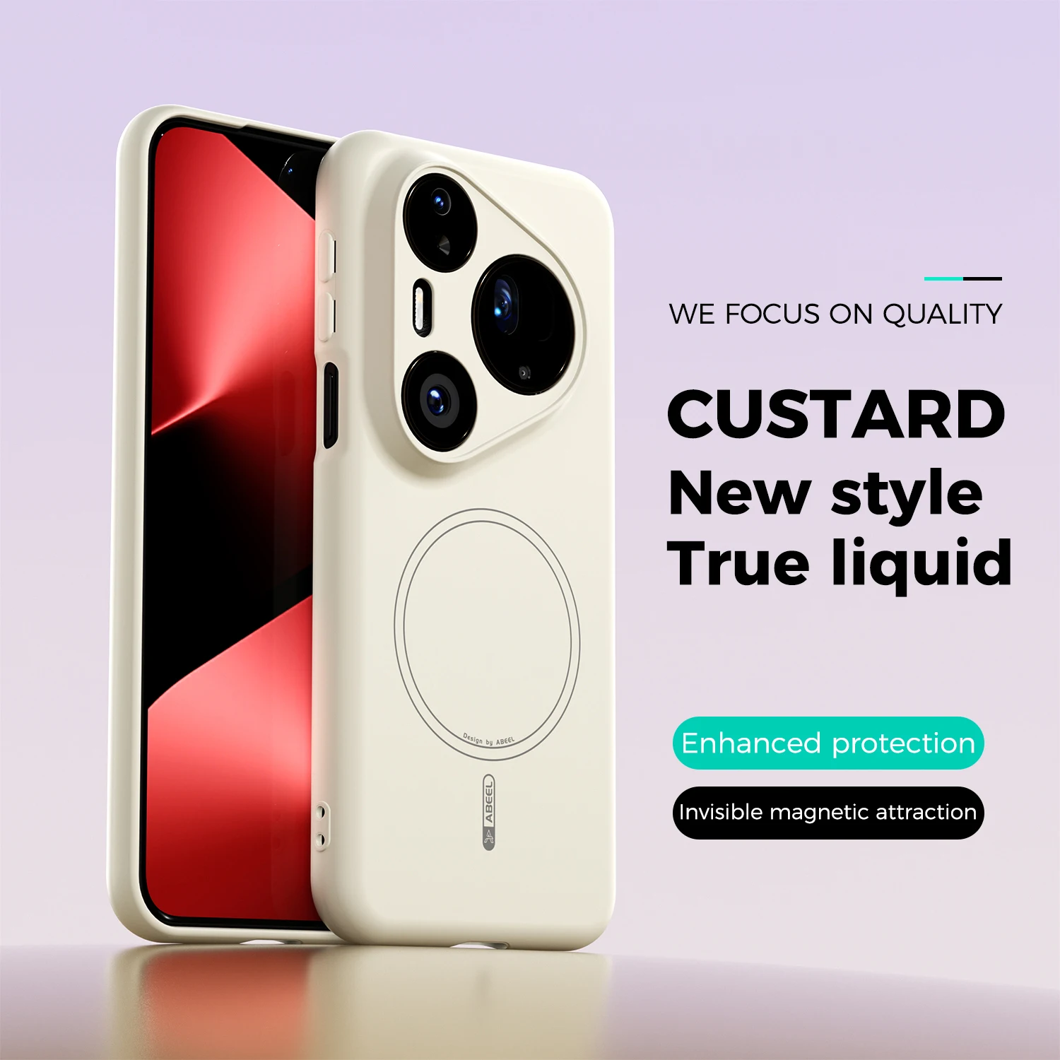 Magnetic Silicone Soft Touch Phone Case - Skin Friendly Feel