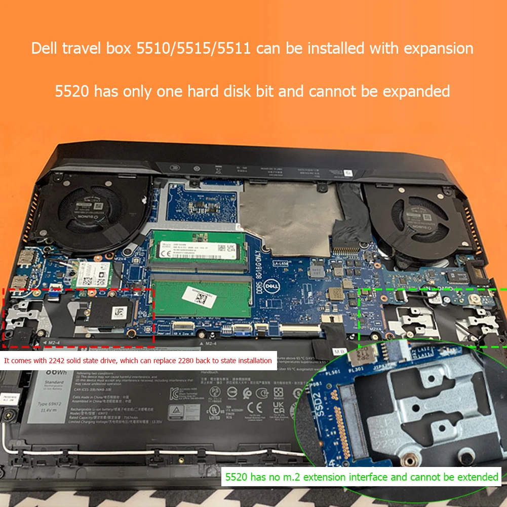 Acer Dell Inspiron N5050 Hard Drive Replacement Ssd Upgrade Dell