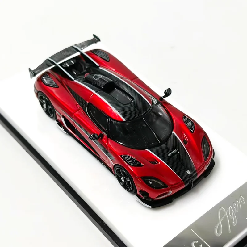 TPC 다이캐스트 1:64 스케일 아게라 RS 합금 시뮬레이션 자동차 모델 성인 클래식 컬렉션 기념품 소년 선물 장식품