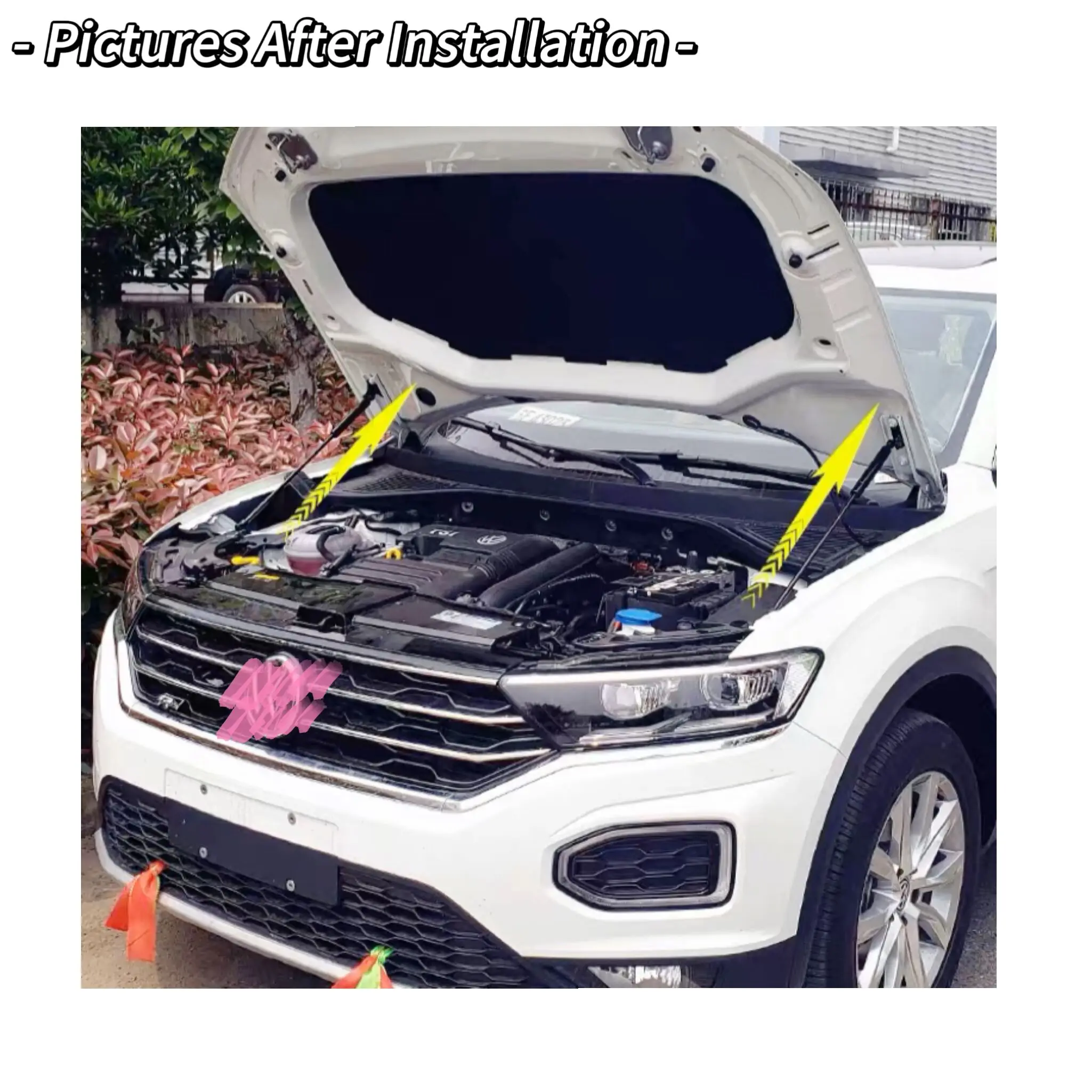 For Volkswagen T-Roc 2017–2023 2024 VW TROC Front Hood Bonnet Modify Struts  Lift Support Rod Spring Shock Absorber Piston Damper - AliExpress