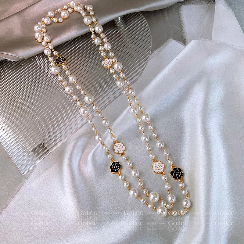 women's chanel pearl necklace