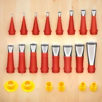 Universal Integrated Rubber Nozzle Tool Kit Reusable Sealing Caulking Nozzle Coating Reusable Rubber Nozzle Tool Kit 2