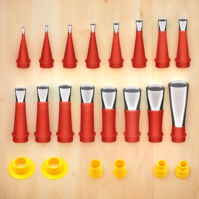 Universal Integrated Rubber Nozzle Tool Kit Reusable Sealing Caulking Nozzle Coating Reusable Rubber Nozzle Tool Kit 2