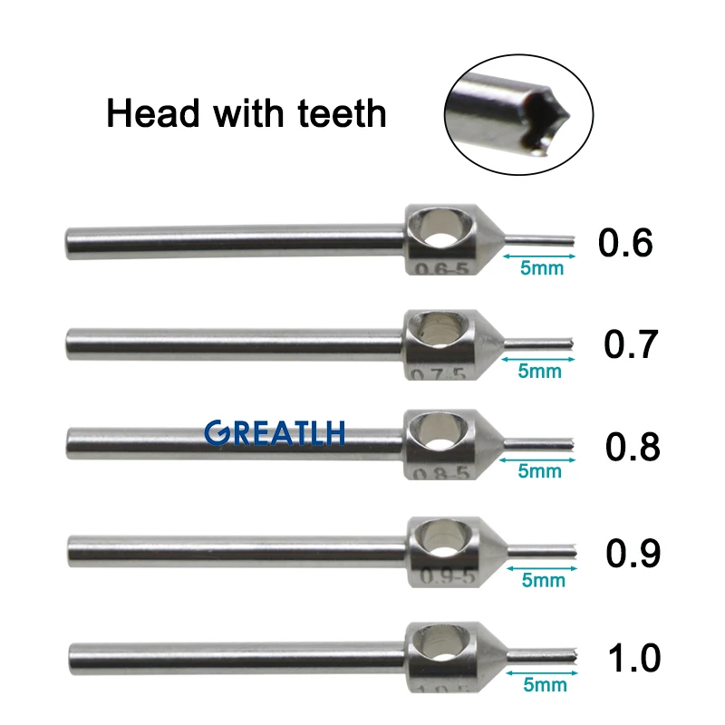 Hair Follicle Extractor Hair Transplant Punch Implanter Drill Stainless Steel