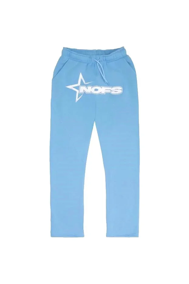 Sky blue trousers (foreign trade size)