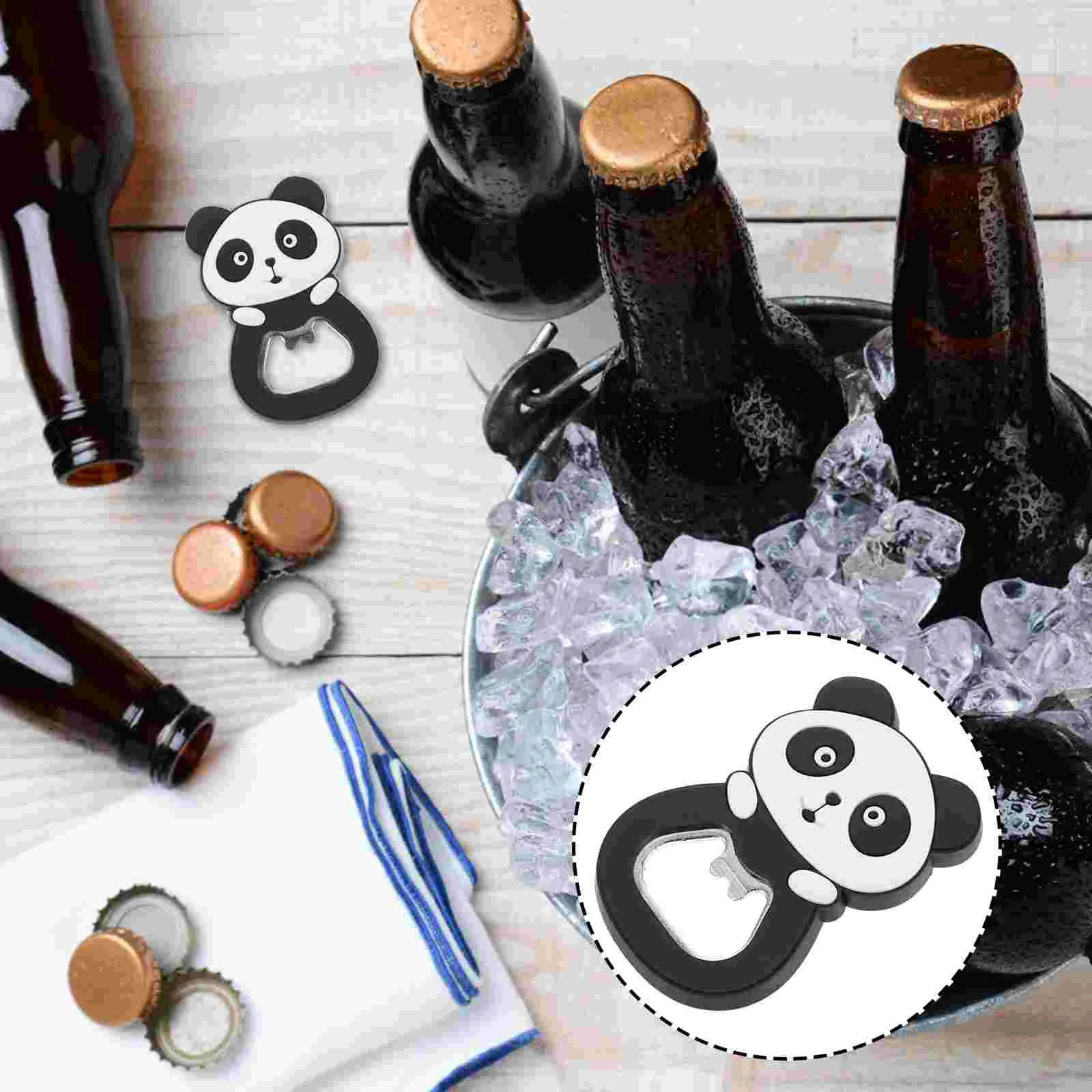 

Magnetic Bottle Opener Panda Shape Beer Opener Decorative Bottle Opener Gift
