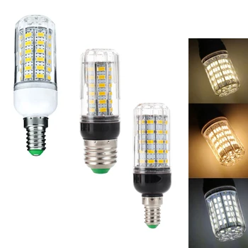 Dimmable 12v 20w Led Corn Light Bulbs 72leds B22 Night E27 Lamp Power Smd5730 Chip 360Beam Angle White Warm Replace E14