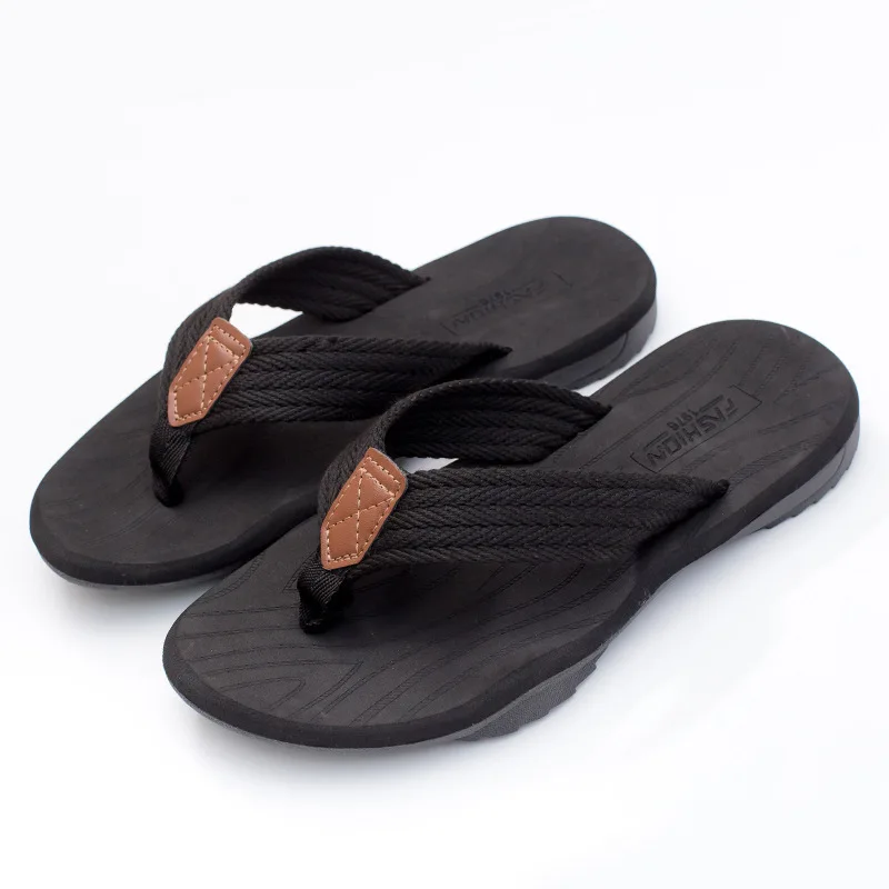 2026 High Quality New Brand Men Flip Flops Summer Beach Flip Flops for Men Fashion Breathable Casual Men Beach Slippers - 5
