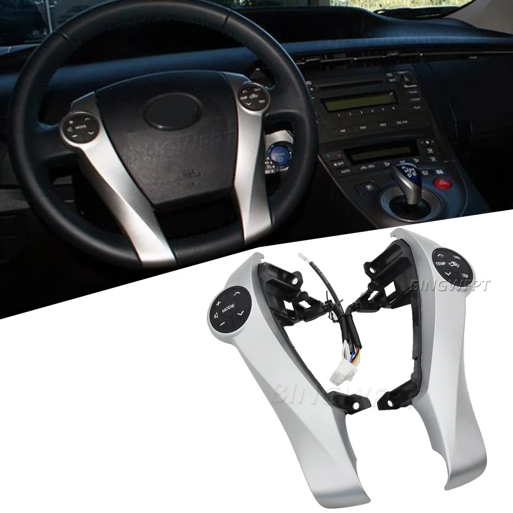 Per Toyota Aqua 2012-2014 Accessori Per Auto Interruttore A Pulsante Pulsante Volante Telefono Cruise Controller Interruttore A Pulsante