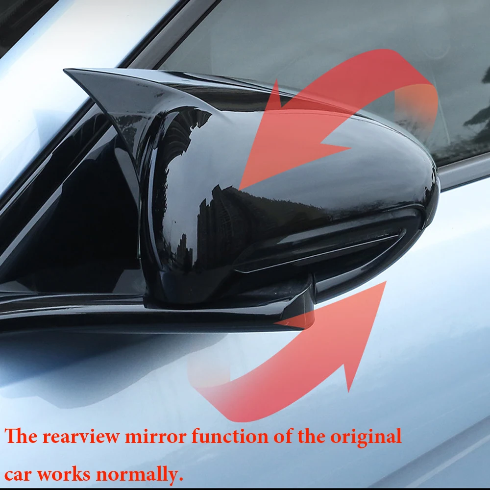 

2X Left+Right Car accessories Side Rearview Mirror Cap Wing Mirror Cover For BYD Seal 2020-2023 Rearview Mirror Anti scratching