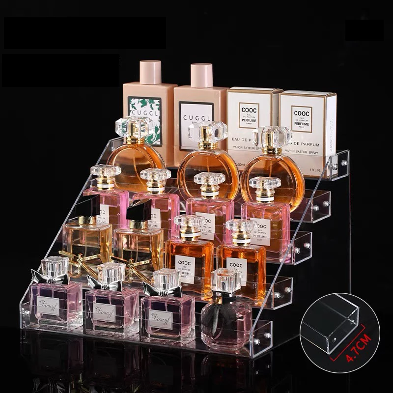 Acrylic Transparent Display Stand Organizer for Nail Polish Perfume Makeup