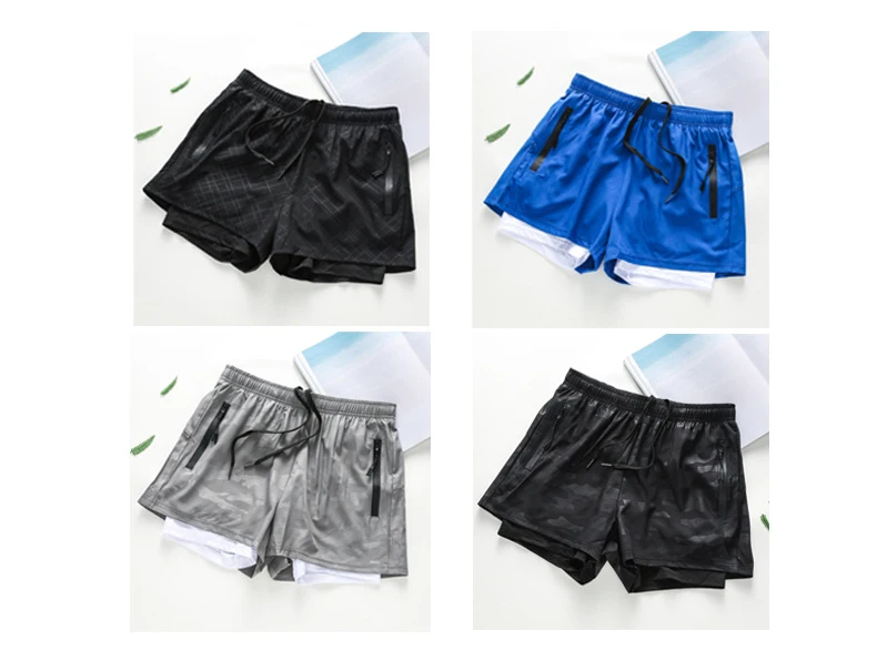 mens casual shorts Summer Sweat Shorts Men Gym Shorts Quick Dry Elastic Waist Fitness Shorts Men Fashion Bottoms Mesh best casual shorts