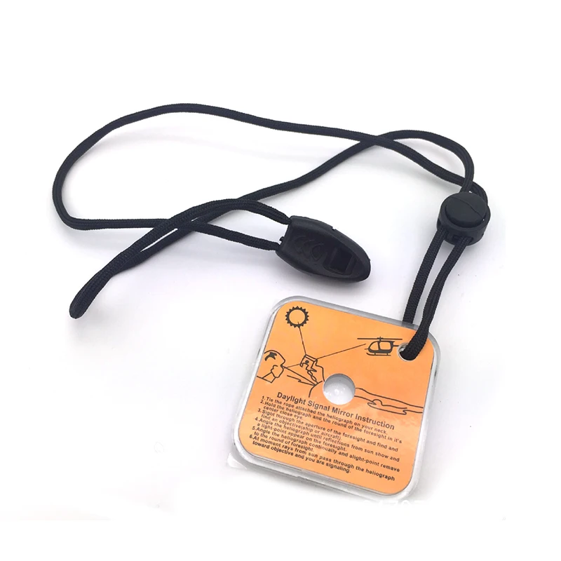 Survival Signal Light Outdoor Emergency Survival Reflective Signal Mirror Adventure Mirror Outdoor Supply