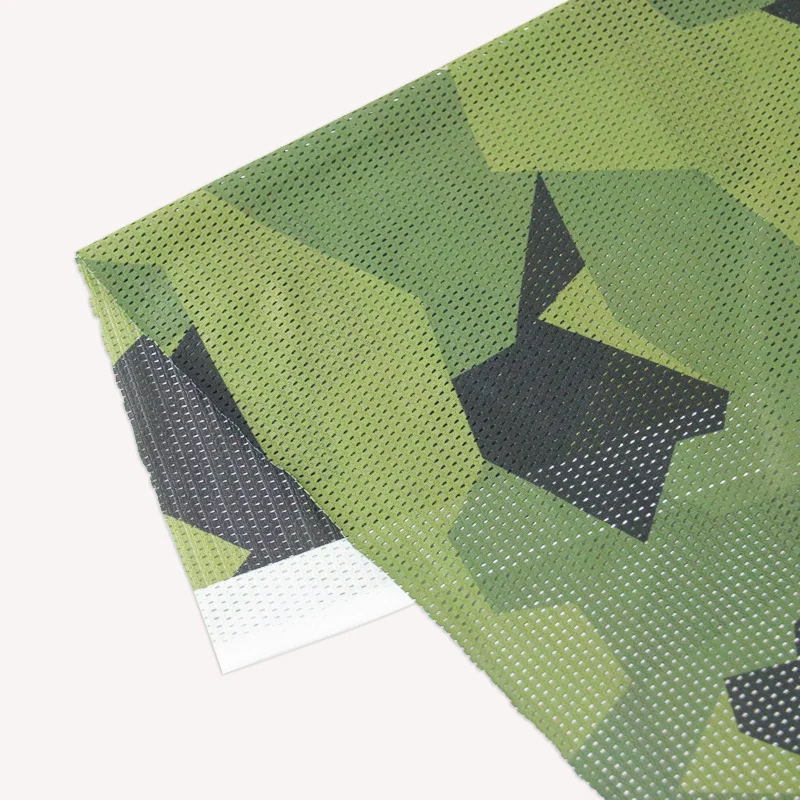 Mesh fabric 120gsm M90 camouflage fabric tactical tricot mesh for printed