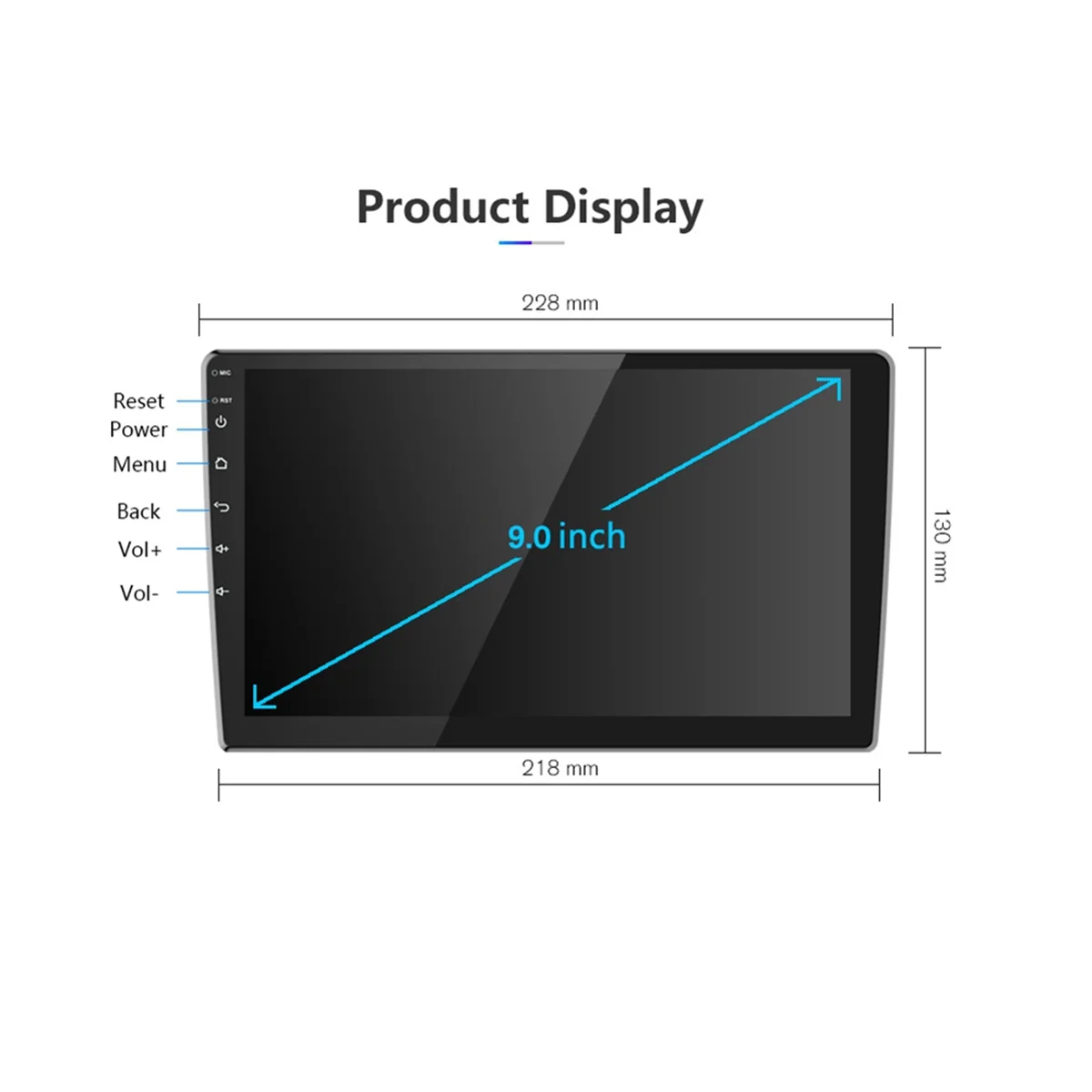 

Car Radio for Honda Civic 2012-2015, 1G+32G Carplay Android Auto 9Inch Touchscreen Car Stereo Bluetooth FM Backup Camera