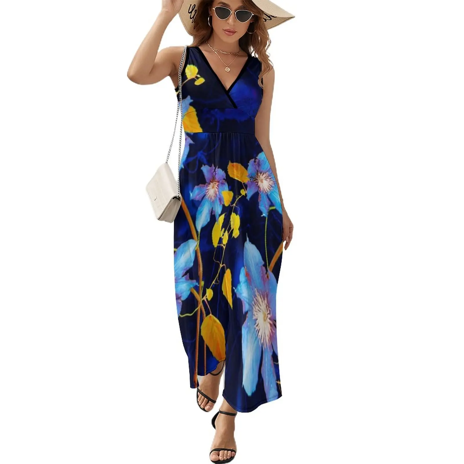 

clématites/clematis Sleeveless Dress Dress for girls Dance dresses prom dresses 2024