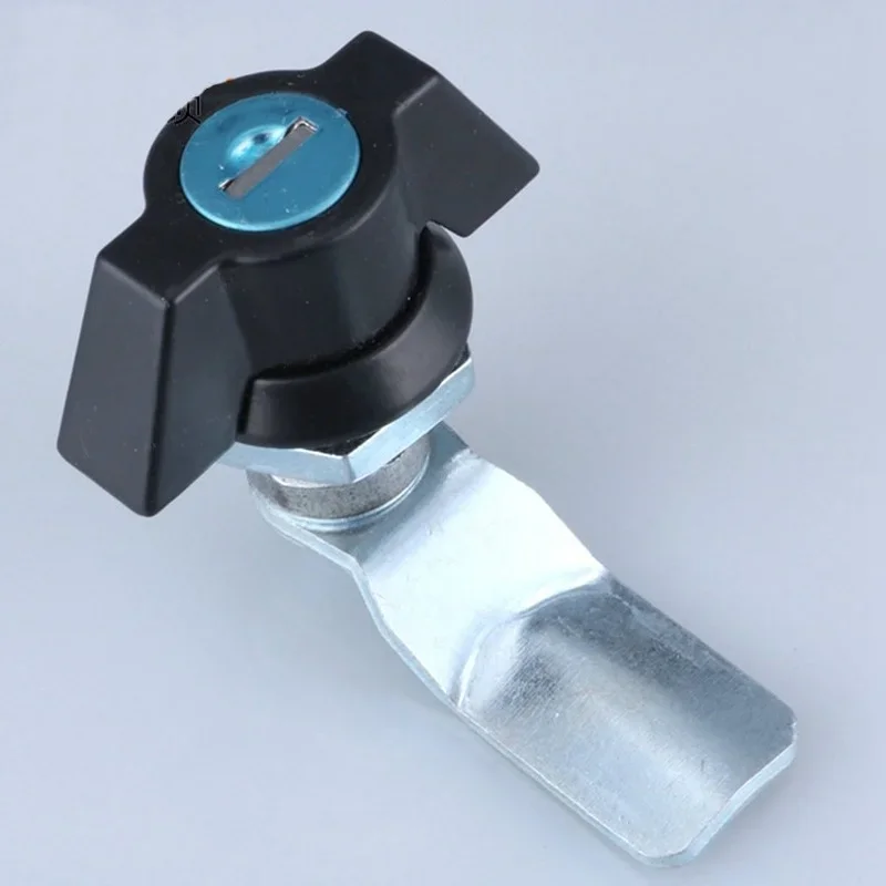 Черный замок для шкафа с двумя крыльями, цилиндрический замок MS408, замки для шкафа с кулачком, для распределительного ящика, Фотоэлементы