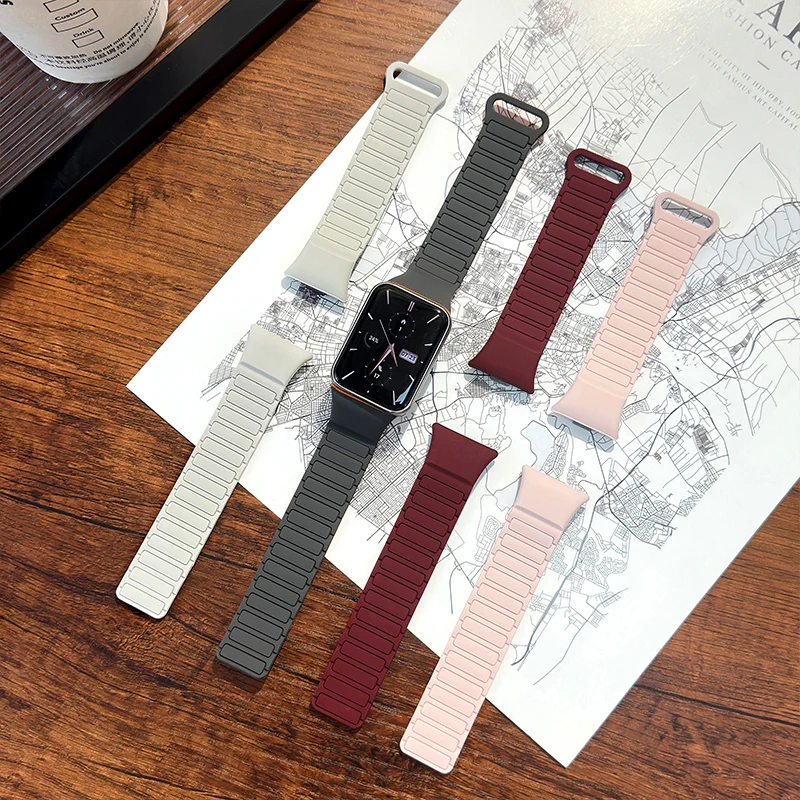 Magnetic Silicone Replacement Wristband Bracelet