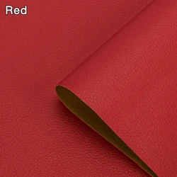 Self-Adhesive Leather Repair Patch Tape - 200cm x 138cm (Red)
