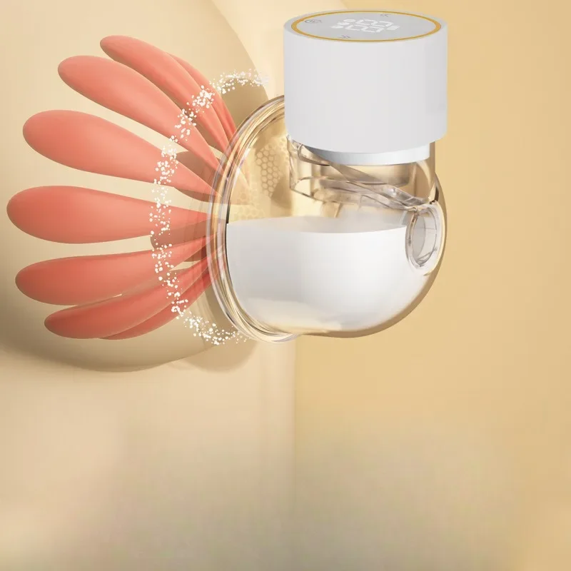 Electric Breast Pump Intelligent Integrated High Suction Breast Pump Milk Postpartum Fortable Painless and Silent