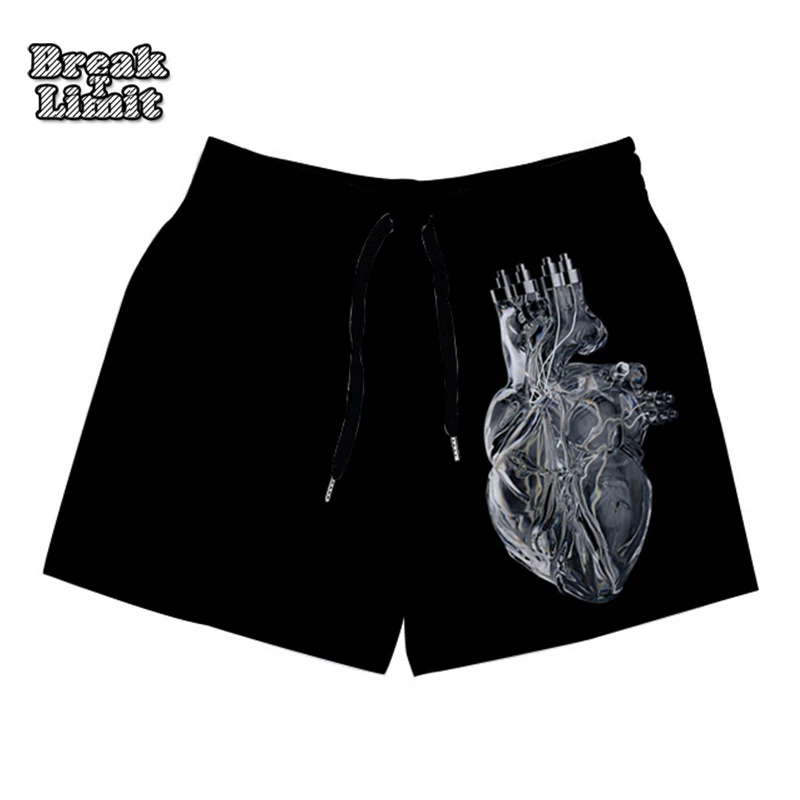 

Men's Gym Shorts Outdoor Running Sports Casual Y2K Style Pattern 3D Shorts Mesh Breathable Summer Beach Pants Customizable