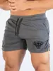 Men's Bull Head Pattern Sports Shorts with Drawstrings - Quick-Drying and Breathable, Suitable for Running and Training, Casual and Outdoor Wear, Patterns, Fitness, Sports Style, Beach Occasions, Sports Occasions, Football Party Occasions, Beach Party Occasions, Regular Version, Spring/Summer 1