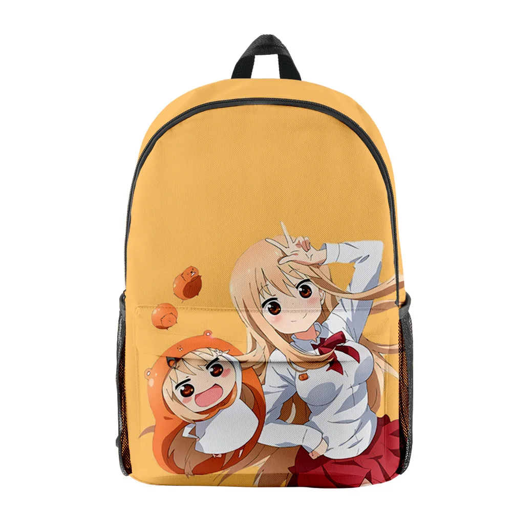 Classic Himouto! Umaru-chan pupil Bookbag Notebook Backpacks 3D Print Oxford Waterproof Boys/Girls Casual Travel Backpacks