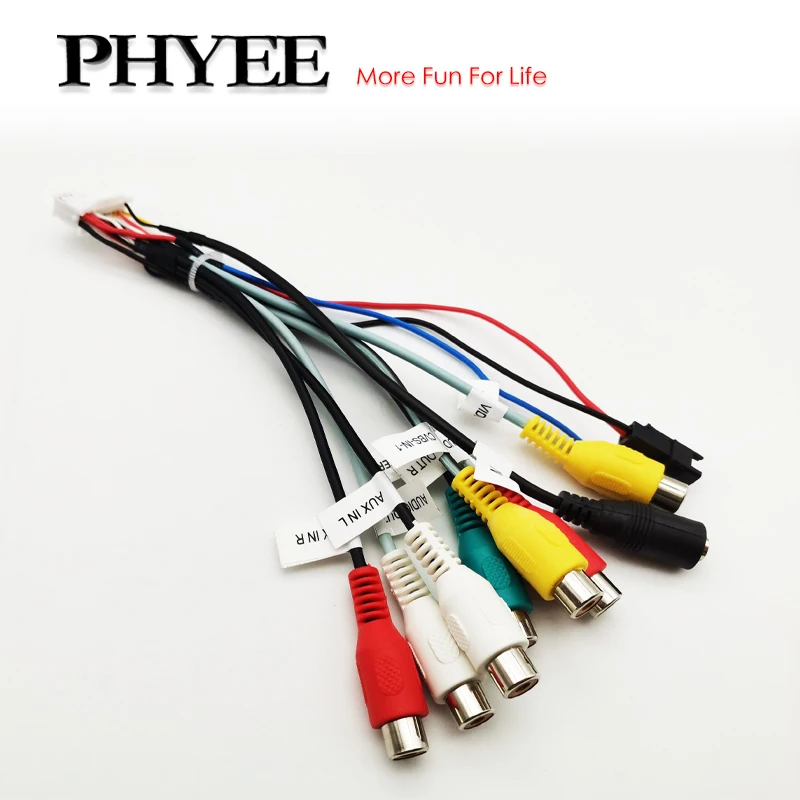 20PinRCAAudioVideoCableSubwooferOutputSocketCVBSAuxInAmp