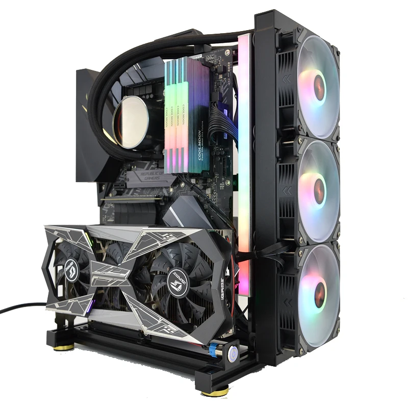 Criativa, Mini ITX, Armário Gamer MATX, Ar