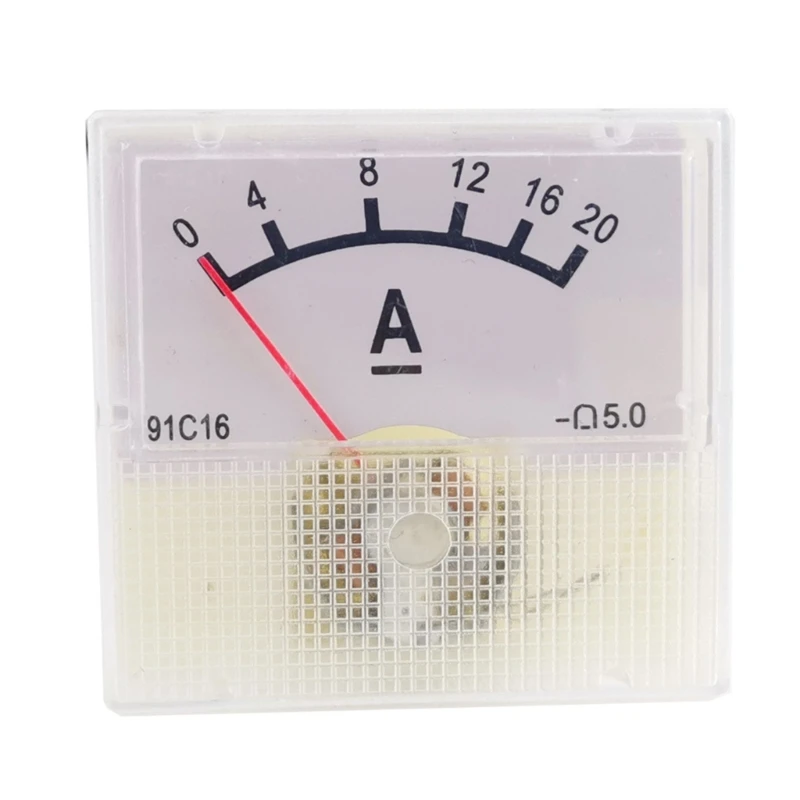 

Analog Amperemeter DC0-20A Panel Meter Mechanical Current Meter Pointers Ammeters