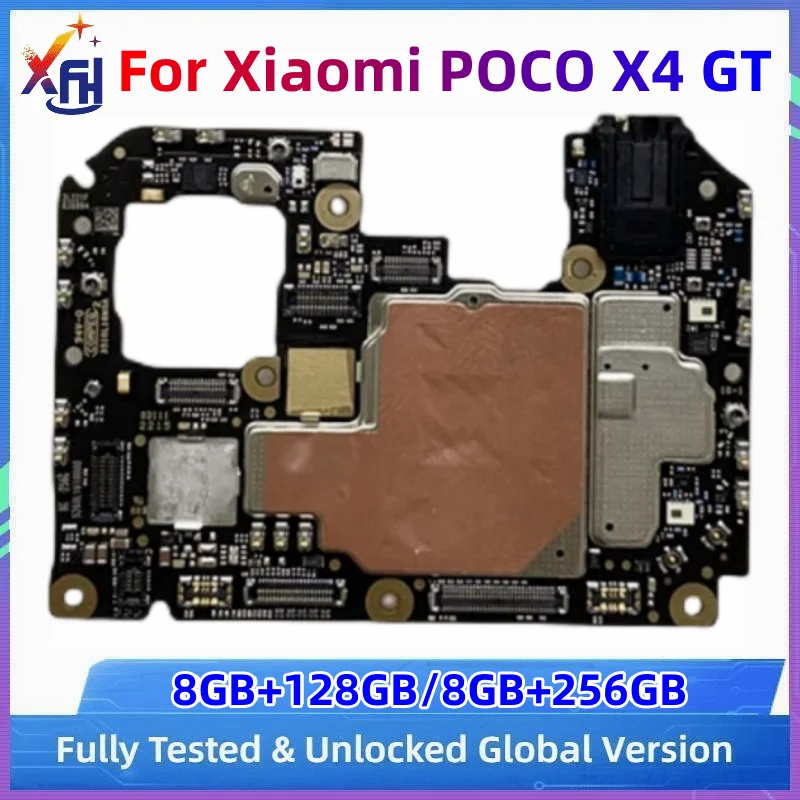 

Mainboard For Xiaomi POCO X4 GT 22041216G Motherboard PCB Module Original 128GB 256GB ROM with Dimensity 8100 Processor