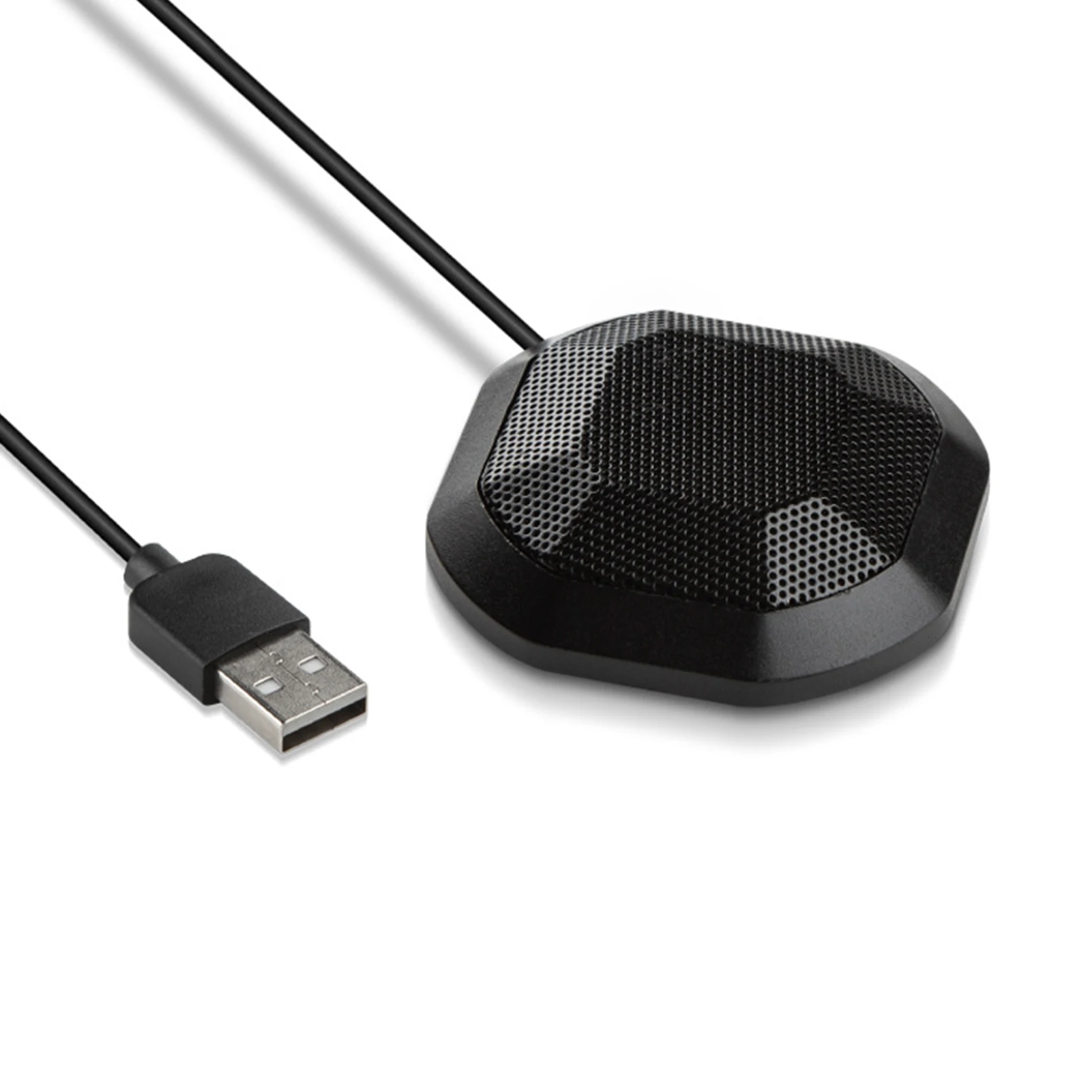 Omnidirectional USB Conference Microphone with Touch Mute and Plug & Play Functionality