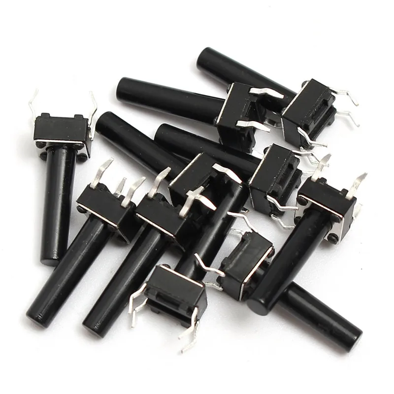 Tact Push Button Switch DIP SMD Micro Switch Micro Push Buttons Touch Component Kit 10/14/25 types for TV Toys home