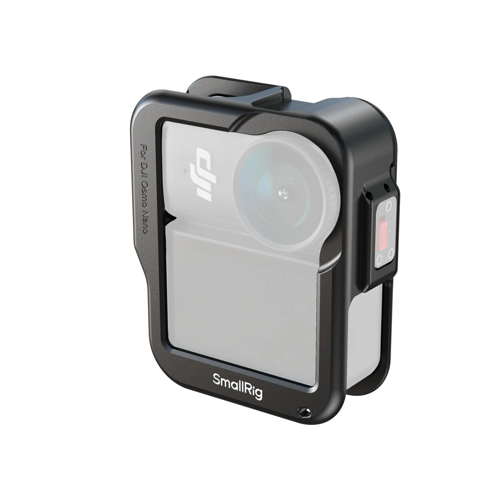Nano Full Cage for DJI Osmo Nano Action Camera with 1/4"-20 w Anti-Twist Pins Co