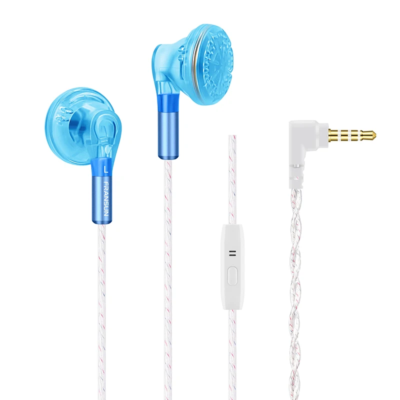 ตัวเลือกสินค้า หูฟัง HiFi หัวแบน 16 มม. แบบเสียบหู 3.5 มม. และ Type-C