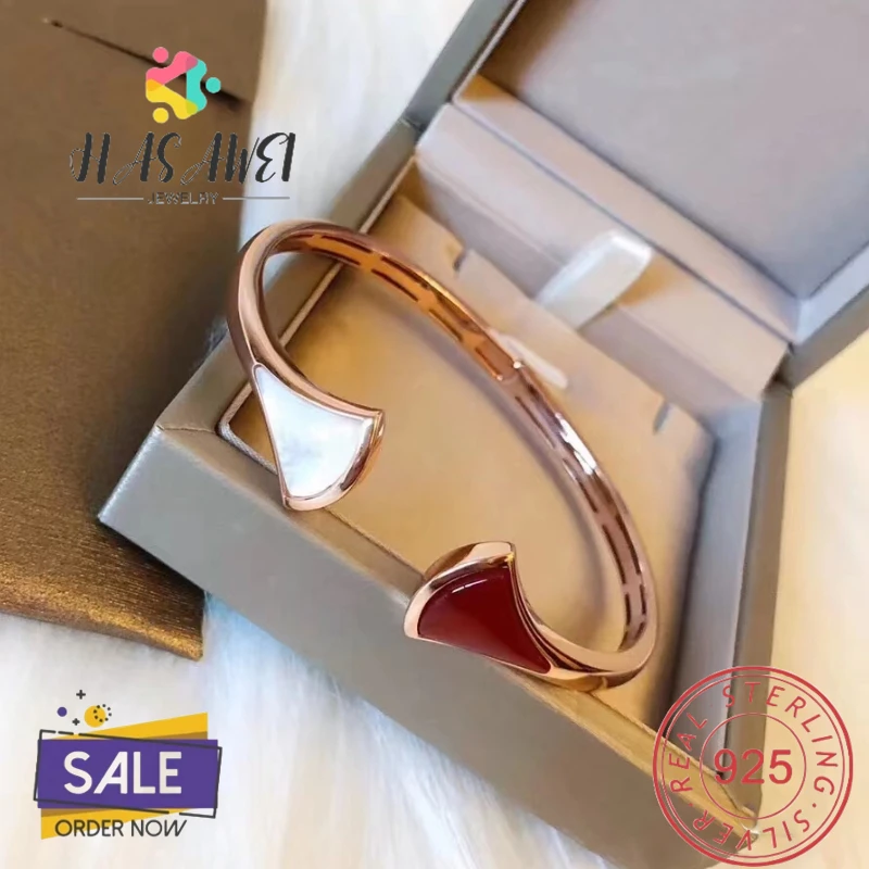 

Hot Selling BLV Brand Silver Punk Style Bracelet Holiday Gift Couple Love Luxury fashion Jewelry Valentine's Day Promotion